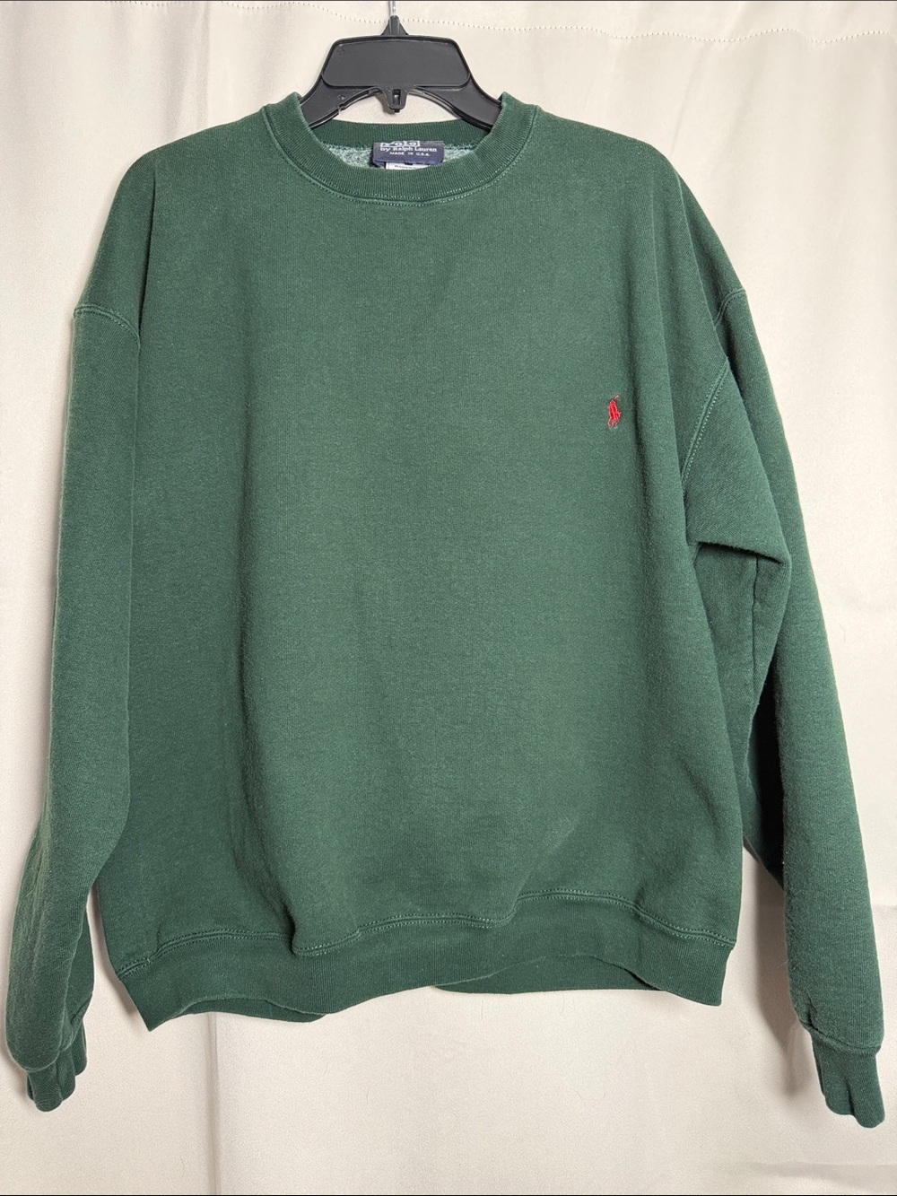 Vintage Polo Ralph Lauren Green Crewneck Sweatshirt XL